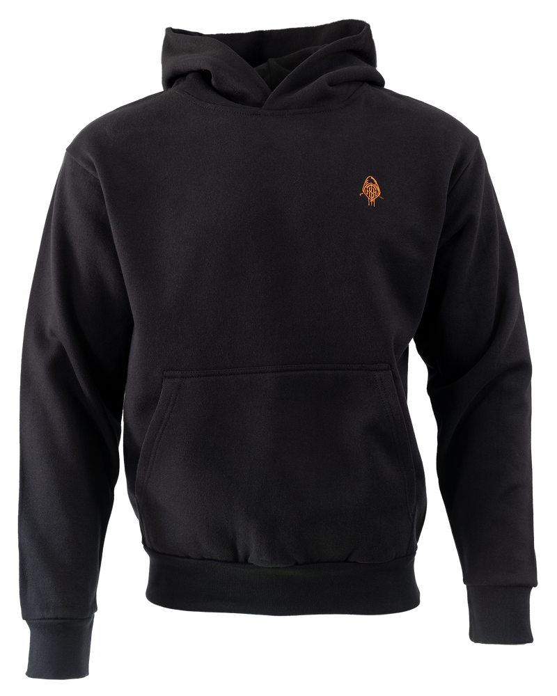 IDLE HANDS HEAVYWEIGHT HOODIE BY TOEJAM IN BLACK