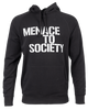 MENACE TO SOCIETY PULLOVER HOODIE IN BLACK